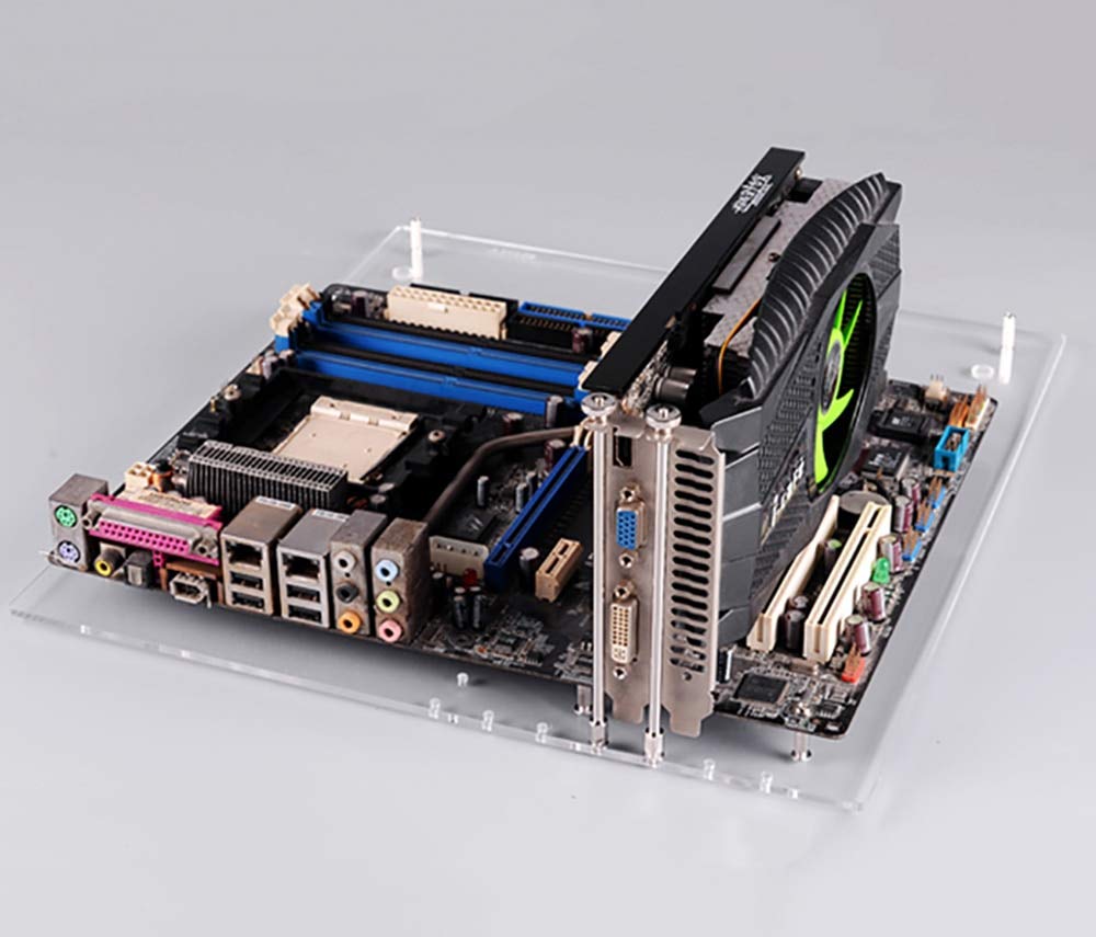 Amazon.co.jp: PC オープンフレーム テストベンチ 透明 アクリル